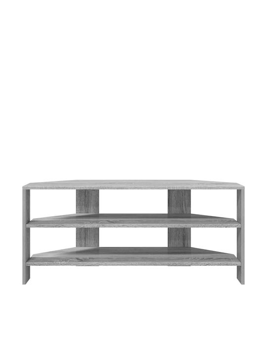 TV-Ständer Grau Spanplatte M102xT40.5xH45cm
