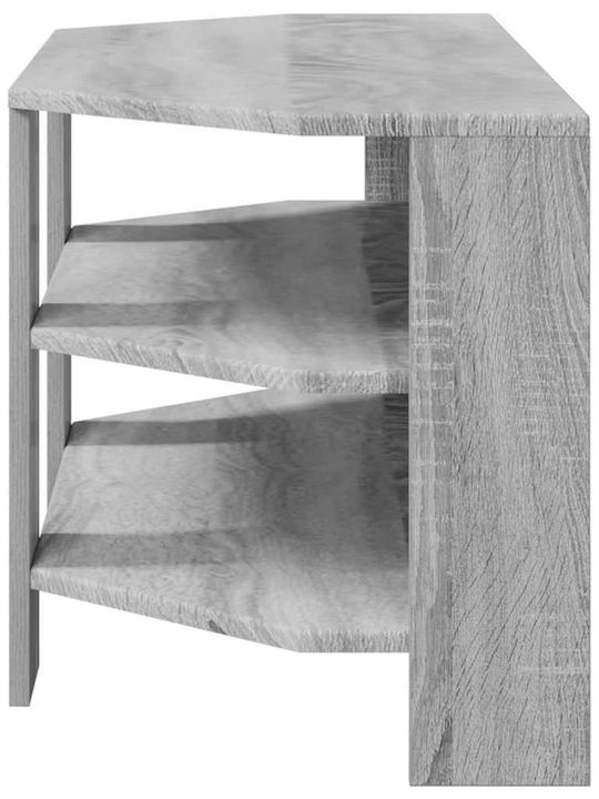 TV-Ständer Grau Spanplatte M102xT40.5xH45cm