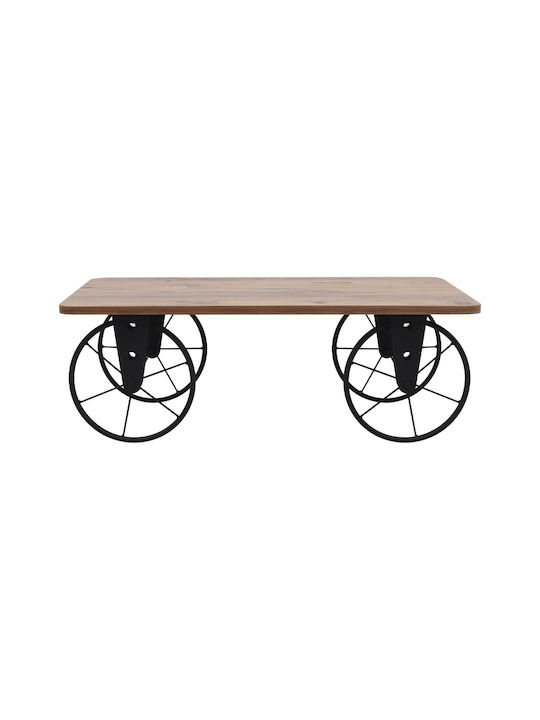 Rechteckiges Zentral Kaffeetisch Jemmy aus Massivholz Akazie M90xL55xH33cm GP038-0022 Stück