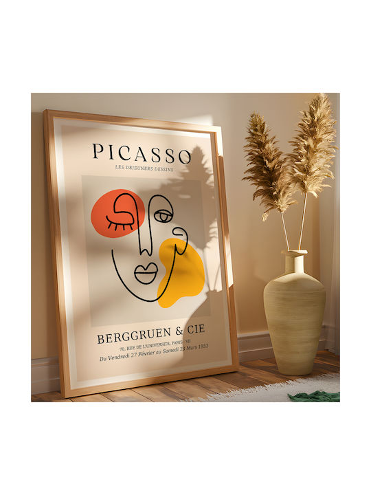 Poster Pablo Picasso Les Dejeurenes Dessins Art241 30cm X 40cm Black Wooden Frame