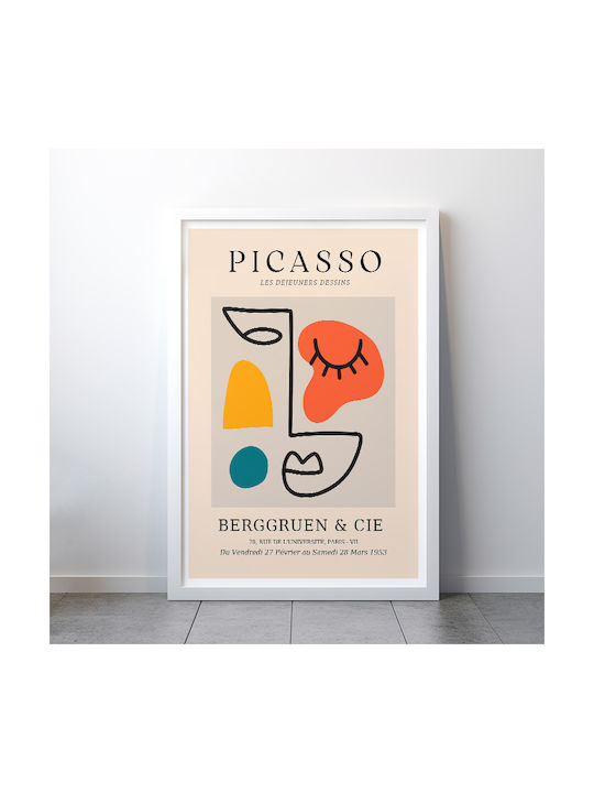 Poster Pablo Picasso Les Dejeurenes Dessins Art243 21cm X 30cm White Frame PVC