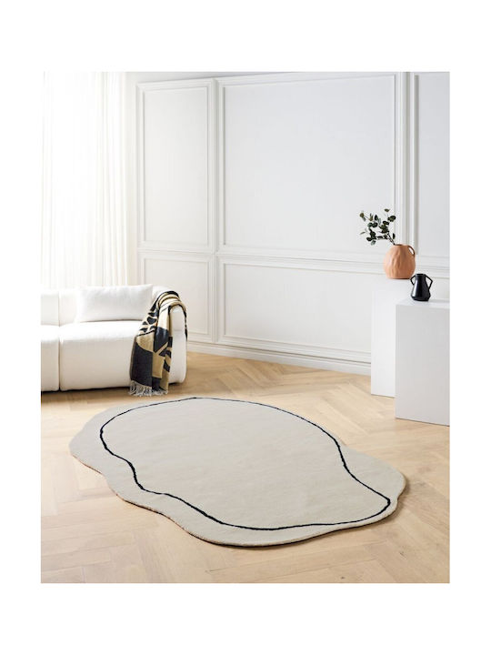 Beliani Synthetisch,Polyester/Cotton/Leather Beige