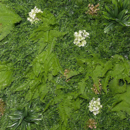 Supergreens Artificial Foliage Panel Fern Multi 1x1m Artificial