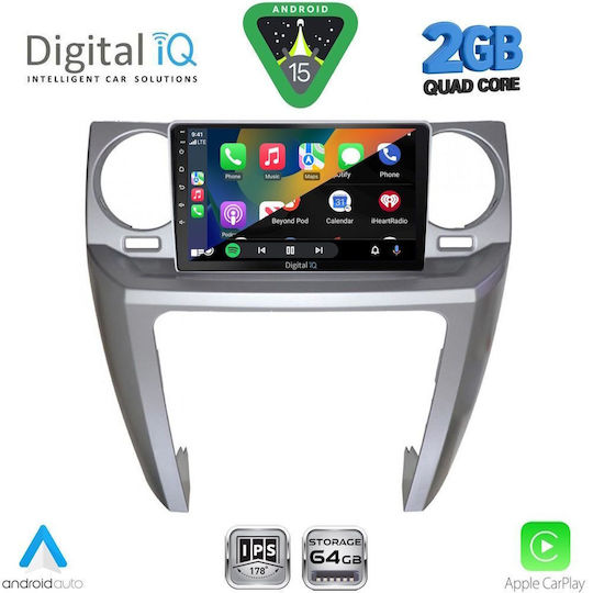 Digital IQ Car Audio System for Land Rover Discovery 2004-2009 (Bluetooth/USB/WiFi/GPS/Apple-Carplay/Android-Auto) with Touch Screen 9"