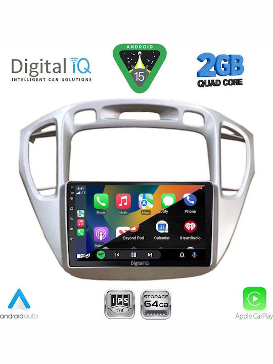 Digital IQ Автомобилна Аудио Система (Блутут/USB/WiFi/GPS/Apple-Carplay/Android-Auto) с Тъчскрийн 9"