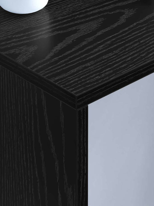 Desk Wooden Black Beech 100x45x30cm