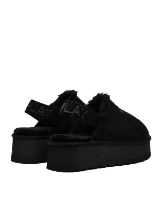 Winter Women's Slippers Black