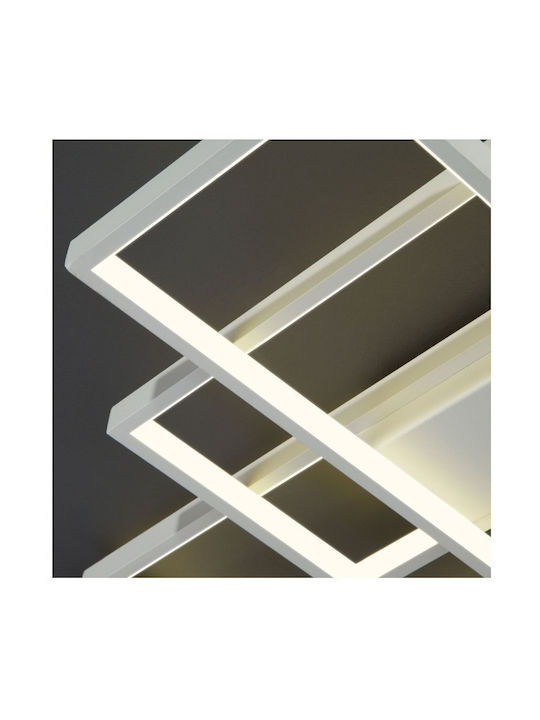 Home Lighting Πλαφονιέρα Οροφής 86εκ. Λευκή με Ενσωματωμένο LED