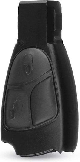 Techstar Car Key Case Compatible Mercedes C E Clk Ml Slk Cl S Class Sprinter Viano Vito 2 Buttons