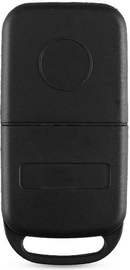 Techstar Car Key Cover Case Compatible Mercedes-Benz A C E Clk M L Slk Cl Sl AMG S Class 3 Buttons Hu64