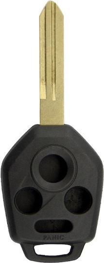 Techstar Car Key Case Compatible Subaru Tribeca Legacy Outback 4 Buttons