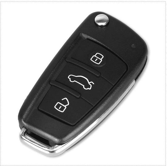 Techstar Autoschlüssel Schutzhülle Kompatibilität Audi A4 A3 A6 A8 Tt Q7 3 Tasten