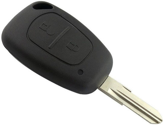 Husă Pentru Chei Auto Techstar Compatibilă Renault Clio Megane Dacia Logan Sandero Duster 2 Butoane Vac102