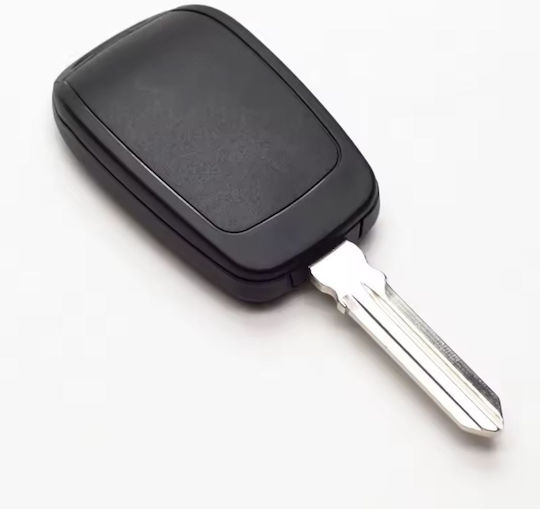 Techstar Key Case Dacia Logan Duster Sandero Dokker Renault Models 2013-2023 2 Buttons Metal Blade Replacement Worn Case