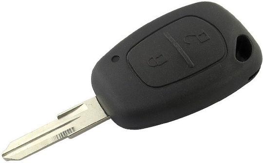 Husă Pentru Chei Auto Techstar Compatibilă Renault Clio Megane Dacia Logan Sandero Duster 2 Butoane Vac102