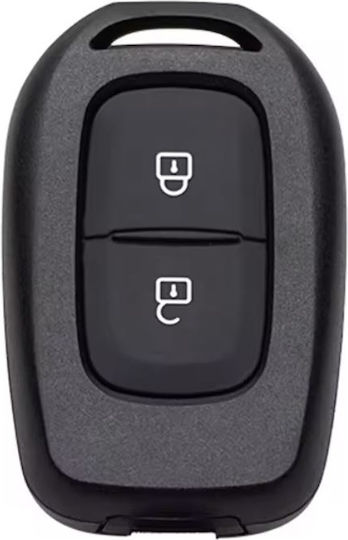 Techstar Key Case Dacia Logan Duster Sandero Dokker Renault Models 2013-2023 2 Buttons Metal Blade Replacement Worn Case