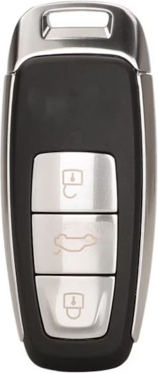 Husă Pentru Chei Auto Compatibilă Cu Modelele Audi A6 C8 A7 A8 Q8 3 Butoane