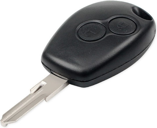 Husă Pentru Chei Auto Compatibilă Renault Clio Megane Modus Espace Laguna Scenic Dacia Logan Duster Sandero 2 Butoane Vac102