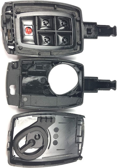 Husă Pentru Chei Auto Techstar 5 Butoane Compatibil Volvo C30 S40 V50 C70 Model Card Keyless Entry Fără Cip Fără Electronică