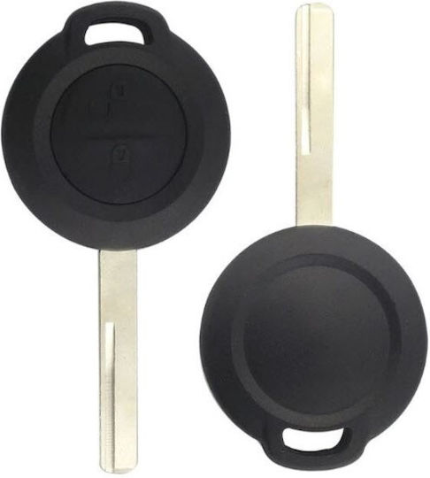 Techstar Car Key Cover Case Compatible with Mitsubishi 2 Buttons for Colt Carisma Space Star and Warrior