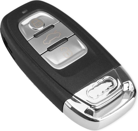 Techstar Autoschlüssel Schutzhülle Kompatibilität Audi A4l A6l A5 A6 A7 A8 Q5 Q7 S4 S5 S6 3 Tasten