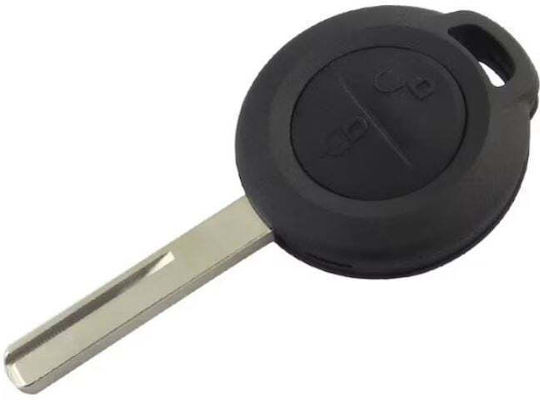 Techstar Car Key Cover Case Compatible with Mitsubishi 2 Buttons for Colt Carisma Space Star and Warrior