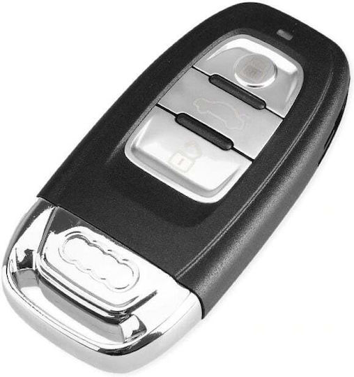 Techstar Autoschlüssel Schutzhülle Kompatibilität Audi A4l A6l A5 A6 A7 A8 Q5 Q7 S4 S5 S6 3 Tasten