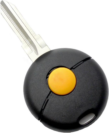 Husă Pentru Chei Auto Techstar Compatibilă Mercedes-Benz Smart 1 Buton Compatibilă Modele 1998–2007 Fortwo Forfour City Coupe Cabrio
