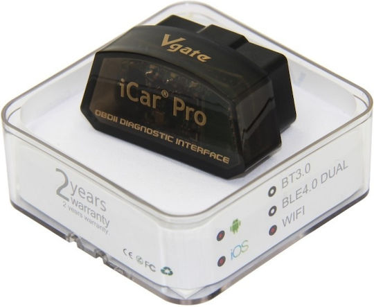 Vgate Icar Pro Auto Diagnostic Interface Wifi Android Ios Multi-brand Obd 2