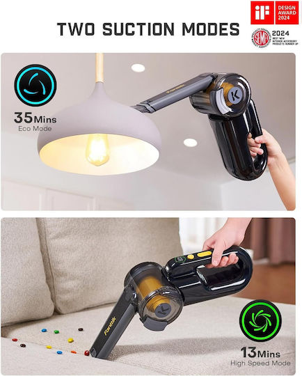 Fanttik Fold V10 Apex Pivot Car Handheld Vacuum Rechargeable 12V 130W