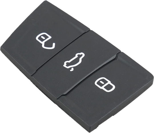 Membrană Buton Cauciuc Cheie Mașină VW Golf 7 Polo Seat Leon Ibiza Ateca Skoda Kodiaq Karoq Fabia – Tastatură 3 Butoane Compatibilă Modele VAG