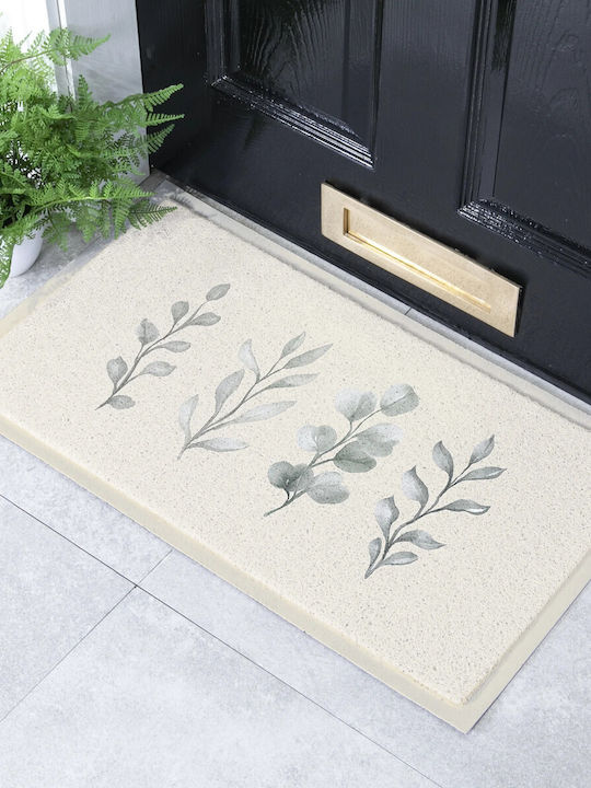 Artsy Mats Entrance Mat Anti-slip Neutral Leaves 70x40cm