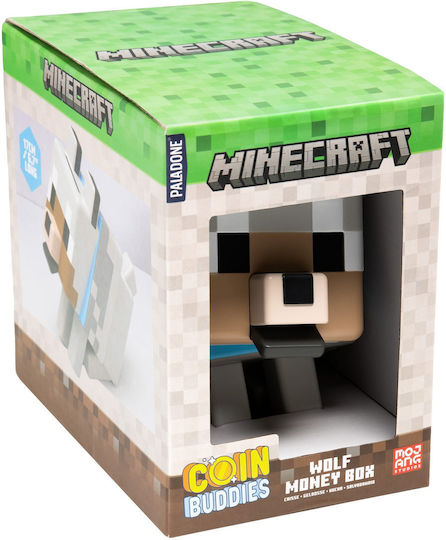 Minecraft Wolf Shaped Money Box Pp15335mcf