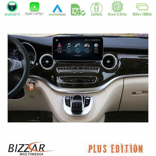 Bizzar Car Audio System for Mercedes-Benz GLC / C Class 2014-2021 (Bluetooth/USB/AUX/WiFi/GPS/Apple-Carplay/Android-Auto/CD) with Touch Screen 12.3"