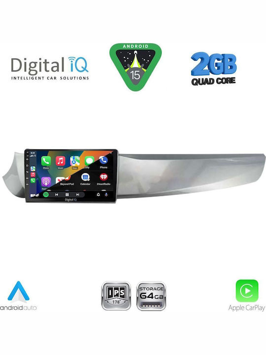 Digital IQ Car Audio System for Alfa Romeo Giulietta 2010-2014 (Bluetooth/USB/WiFi/GPS/Apple-Carplay/Android-Auto) with Touch Screen 9"