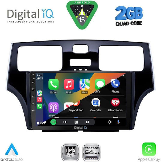 Digital IQ Ηχοσύστημα Αυτοκινήτου για Lexus ES 2000-2006 (Bluetooth/USB/WiFi/GPS/Apple-Carplay/Android-Auto) με Οθόνη Αφής 9"
