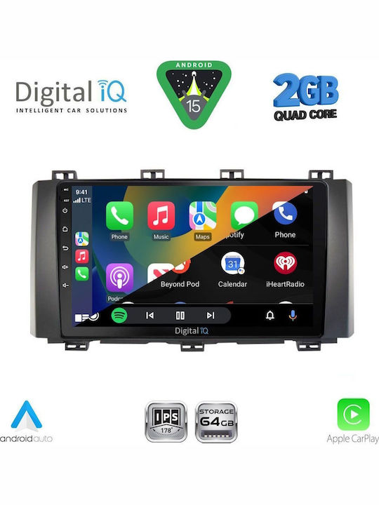 Digital IQ Car Audio System for Seat Ateca 2017 (Bluetooth/USB/WiFi/GPS/Apple-Carplay/Android-Auto) with Touch Screen 9"