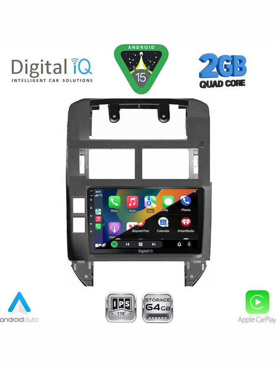 Digital IQ Car Audio System for Volkswagen Polo 2002-2009 (Bluetooth/USB/WiFi/GPS/Apple-Carplay/Android-Auto) with Touch Screen 9"