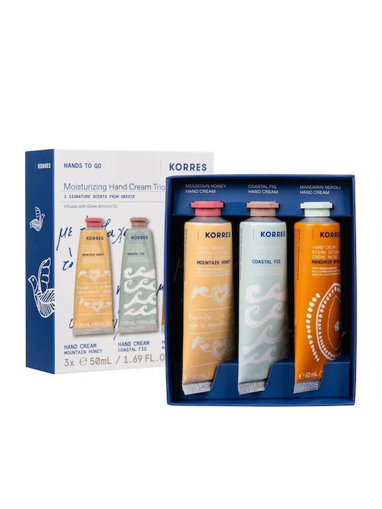 Korres Hand Cream Trio Σετ Περιποίησης για Ενυδάτωση Korres Hand Cream Trio Σετ Περιποίησης για Ενυδάτωση