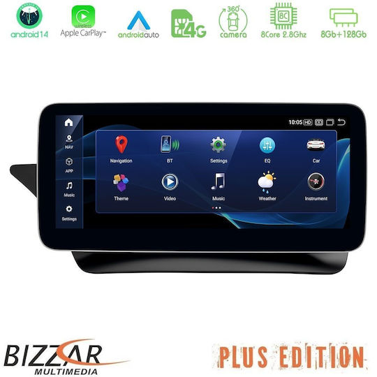 Bizzar Ηχοσύστημα Αυτοκινήτου για Mercedes-Benz CLS Class 2010-2017 (Bluetooth/USB/AUX/WiFi/GPS/Apple-Carplay/Android-Auto/CD) με Οθόνη Αφής 10.25"