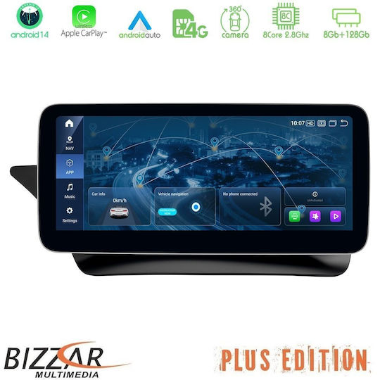 Bizzar Ηχοσύστημα Αυτοκινήτου για Mercedes-Benz CLS Class 2010-2017 (Bluetooth/USB/AUX/WiFi/GPS/Apple-Carplay/Android-Auto/CD) με Οθόνη Αφής 10.25"