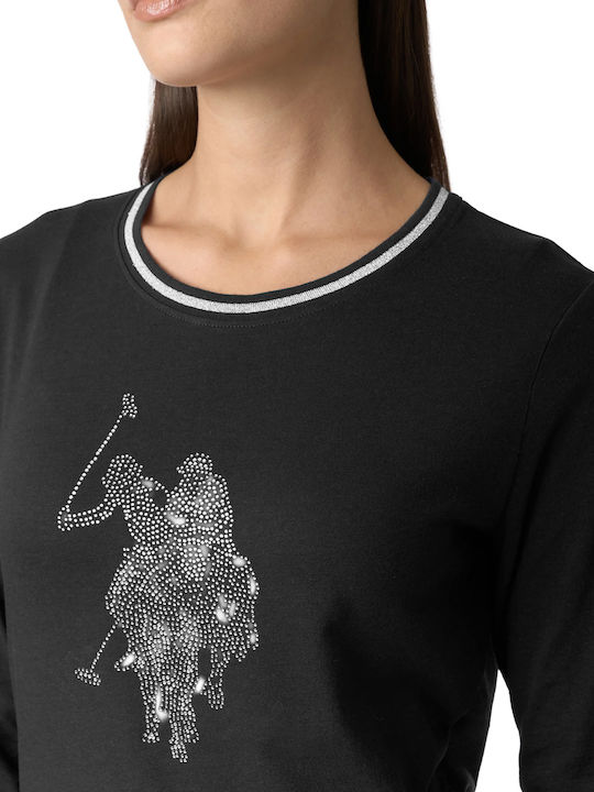 Bets Damen Polo Bluse Nero