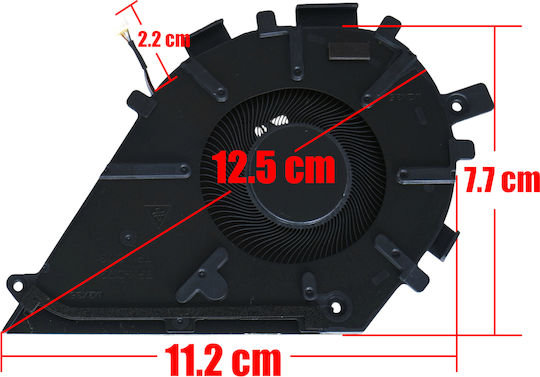 Ανεμιστηράκι Laptop Cpu Cooling Fan Hp Envy X360 14-fa 14-fc 14t-fc 14z-fa 14z-fa000 14-fa0002nv 14-fa0004ua 14-fa0005ci N91030-001 Tpn-c172 Tpn-c173 Nd75c08 23g12 Eg50040s1-cx60-s9a 4pin Κωδ.81491