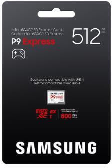 Samsung P9 Express microSDXC 512GB Клас 10 UHS-I 8000MB/s