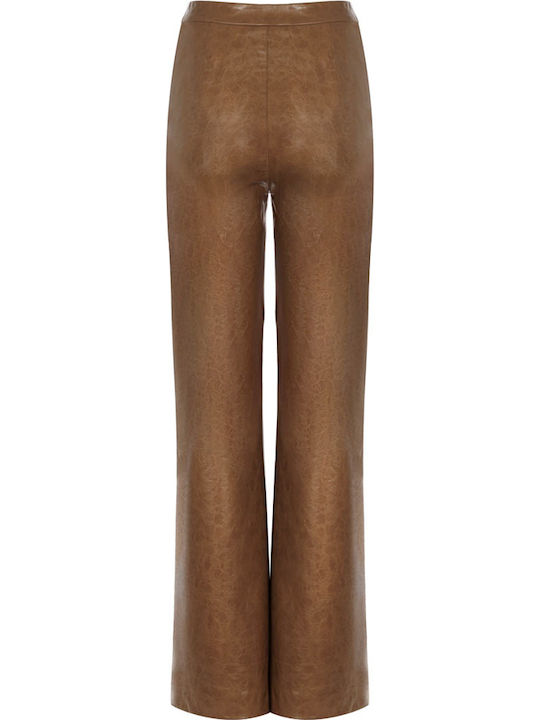 Amara Women's Fabric Trousers Camel