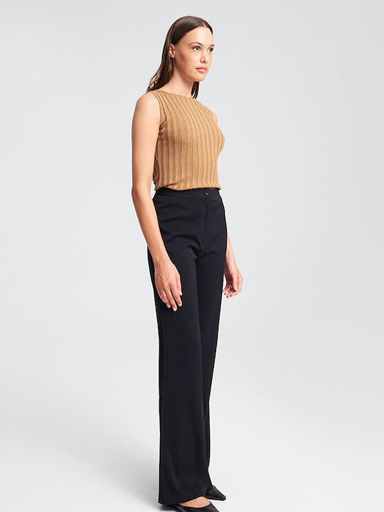Tali Dama Tesatura Pantaloni Black