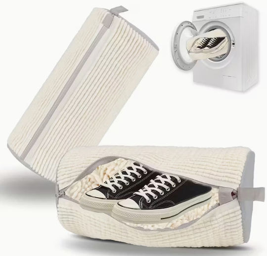 Set 2 Schuhbeutel Waschmaschine Hellweiß Set 2 Schuhbeutel Waschmaschine Hellweiß