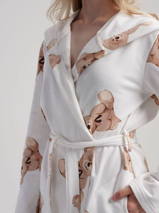 Vienetta Secret Winter Women's Robe White
