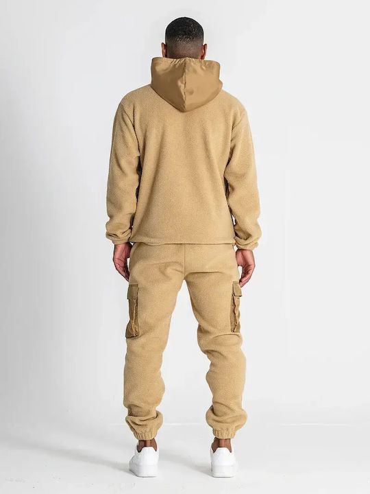 Sweatshirt mit Brauner Kapuze