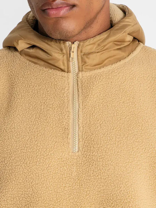 Sweatshirt mit Brauner Kapuze